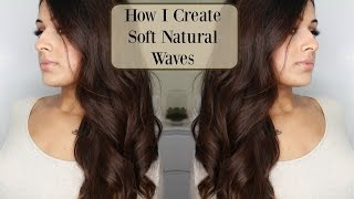 How I CurlWave My Hair with a Straightener  Natural Soft Waves  Go To Hairstyle [upl. by Adnorahc32]