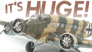 Its MASSIVE Building Revells 148 Junkers Ju 52  Full Model Build [upl. by Nnael]