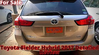 Toyota Fielder Hybrid 2017 Detailed Review And Price  Shaul Javed [upl. by Anomahs]