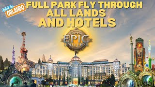 Epic Universe full Theme Park amp Resort Hotel fly through [upl. by Yesnek897]