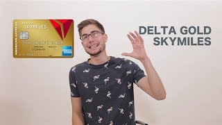 Delta Gold SkyMiles Credit Card 💺 Benefits Worth it  American Express [upl. by Eldrida773]