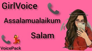 ladki ki awaaj  assalamualaikum  Salam  Female Voice  GirlVoice  Urdu Hindi larki ki awaz hello [upl. by Hildy]