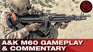 Airsoft MK43  M60 Gameplay AampKVFC [upl. by Tarr]