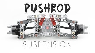 LEGO Technic Pushrod Suspension Design w Instructions [upl. by Tihw]