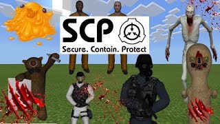 SCP Foundation Addon All New SCPs In Minecraft [upl. by Shumway22]