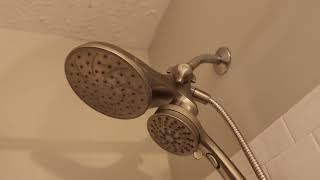 Moen Engage Magnetix Chrome Shower Head vs Glacier Bay 6 Spray Hand Shower and Showerhead [upl. by Hsemar804]