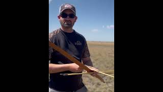 Shooting Comanche Bow in Comancheria and Quanah Parker Trail Arrow [upl. by Maloney]