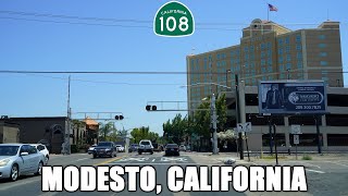 California Highway 108 East Modesto Riverbank amp Oakdale  Driving Through Stanislaus County [upl. by Rudelson613]