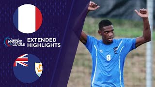 Saint Martin vs Anguilla Extended Highlights  CONCACAF Nations League  CBS Sports Golazo [upl. by Aliakim]