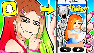 STALKING PLAYERS in Roblox SNAPCHATMarathon [upl. by Aindrea158]