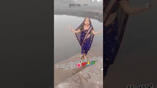 ganga maiya pahli dubki piya ke naam lagau 🌺🏞🙏🙏ganga maiya shorts anuradhapaudwalytshorts [upl. by Lowson]