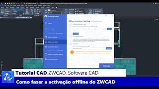 Tutorial CAD Como fazer a activação offline do ZWCAD manualmente [upl. by Landrum]