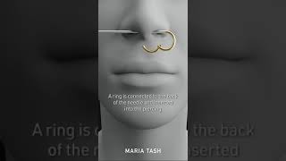 How a Septum Piercing Works  MARIA TASH [upl. by Pappano]