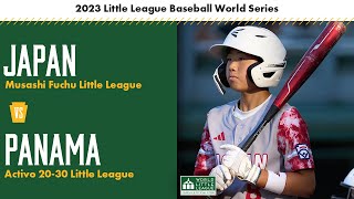 Japan vs Panama  2023 Little League Baseball World Series Game 27 [upl. by Ibrek753]