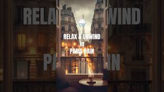 Relax to Paris Rain Cozy Café Ambience ☕️ 🌧️ paris cafeambience rainyday [upl. by Navi]