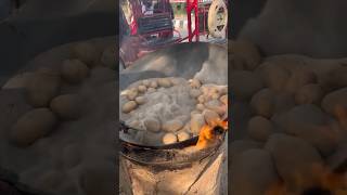 ⚡⚡ Sand Potatoes Making Process⚡⚡ shorts telugufoodie esangathulu streetfood foodie omelette [upl. by Ikcir339]