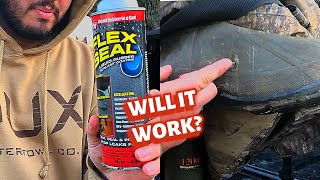 Fixing My Leaking Waders With FLEX SEAL [upl. by Gram]