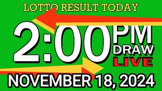 LIVE 2PM LOTTO RESULT TODAY NOV 19 2024 2D3DLotto 2pmlottoresultnovember192024 swer3result [upl. by Acenom371]