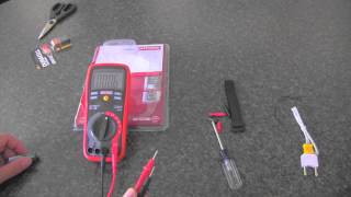 Craftsman 82334 Multimeter Voltmeter [upl. by Leahcam706]