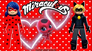 ATUALIZAÇÃO DE MIRACULOS  Ladybug amp Cat Noir viral roblox youtube [upl. by Mame]