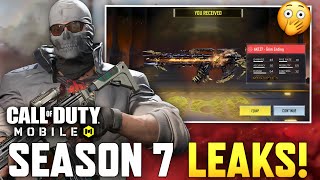 NEW Season 7 Leaks New Test Server amp Mythic AK117  Battle Pass  Legendary BY15  CODM Leaks [upl. by Teodorico]