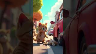 He is softhearted cat shorts kitten cute cartoon [upl. by Lomaj842]