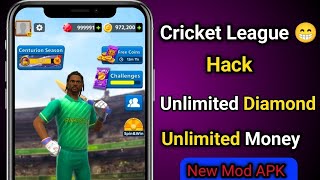 Cricket League unlimited diamond mod APK l Cricket League unlimited diamond [upl. by Eustashe]