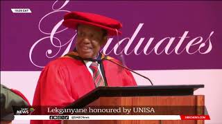 UNISA honours Bishop Dr Engenas Lekganyane [upl. by Nahtanoy482]