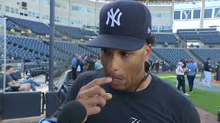 Trent Grisham on his mentality and playing for the Yankees [upl. by Enaywd]