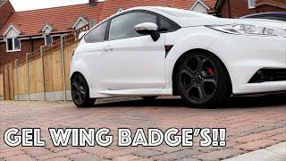 FIESTA ST GEL WING BADGES INSTALL [upl. by Hamann740]