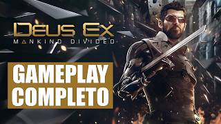 Deus Ex Mankind Divided Gameplay Completo em PTBR  Sem Comentários [upl. by Adey315]