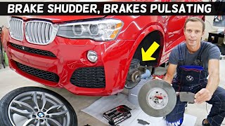 WHAT IS BRAKE SHUDDER BRAKE PULSATING ON BMW [upl. by Sliwa]