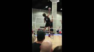 Sam Brown 6 OH Boys Volleyball Highlight AZ Fear 18JB 2024 [upl. by Thetes]