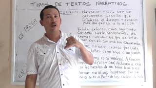 TIPOS DE TEXTOS NARRATIVOS  EXPLICACIÓN COMPLETA FÁCIL DE ENTENDER [upl. by Barimah]