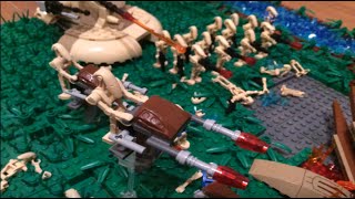 LEGO Star Wars HUGE Battle of Naboo MOC [upl. by Mariande473]