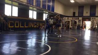 Collingswood MS Wrestling Vs Williamstown [upl. by Russia376]