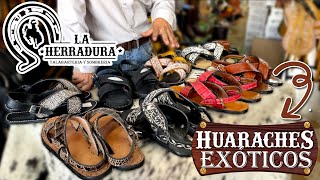 🩴Los Huaraches más EXÓTICOS 👀 [upl. by Drye]