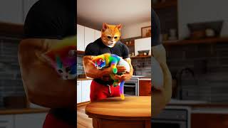 🍊🐱 The Potion of Transformation An Orange Cats Adventure 🌈✨cat cattales catfunny funny [upl. by Amehsyt]