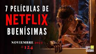 ¿No sabes qué ver 7 Buenas Películas Atrapantes en NETFLIX  Fotograma 24 con David Arce [upl. by Semmes]