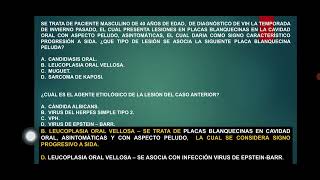 Caso Clínico N3 Leucoplasia Vellosa Oral Dermatología [upl. by Suollecram]