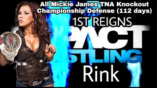 All Mickie James TNA Knockout Championship Defense 1ST REIGNS [upl. by Nataniel]