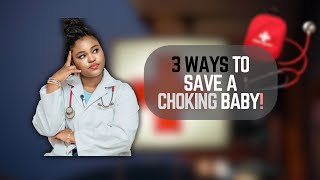 Choking Baby First Aid [upl. by Eatnoed695]