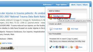 Exporting EbscoHost Citations to Endnote [upl. by Mun614]