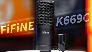 FiFine K669C XLR Condenser Mic Test  Review vs K669D AT2020 MXL770 NW700 amp more [upl. by Htedirem]