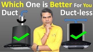 Duct vs Ductless chimney in India 2020 Which one is better [upl. by Armelda288]