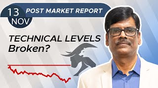 TECHNICAL LEVELS Broken Post Market Report 13Nov24 [upl. by Araed888]