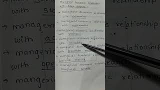 managerial economics relationship with other subjects  managerial economics  study spot [upl. by Greer]