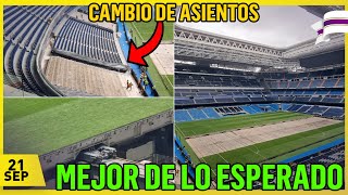 💥¡GUARDAN el CÉSPED⚠️ OBRAS del SANTIAGO BERNABÉU 21 Septiembre 2023 [upl. by Petrie]