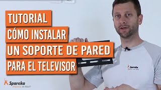 ¿Cómo instalar un soporte de pared para el televisor [upl. by Ailama]