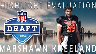 Marshawn Kneeland Draft Highlight Video Evaluation [upl. by Corri]